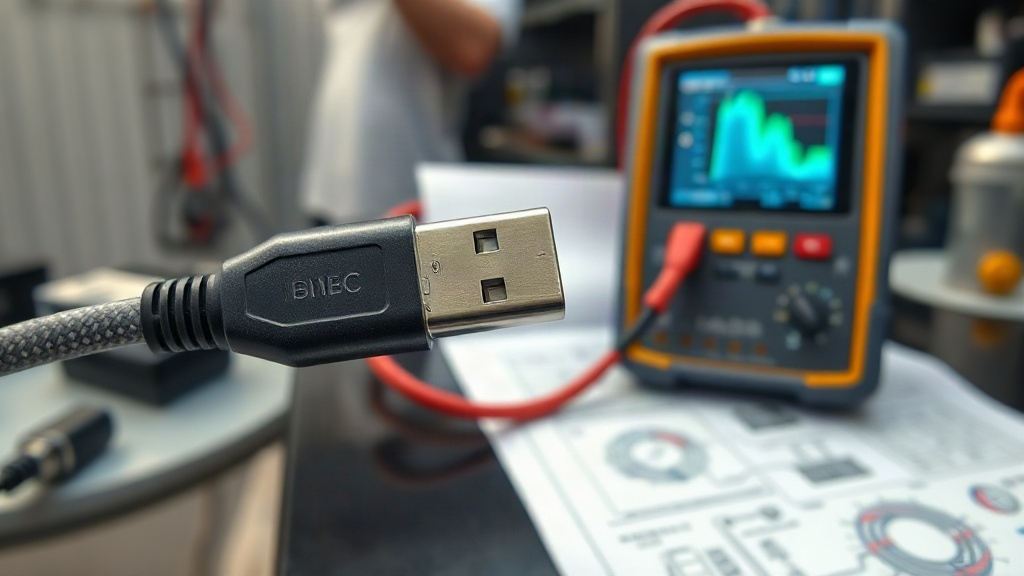 Kiểm tra cáp USB-C bằng thiết bị đo và đối chiếu hồ sơ của đúng model Kiểm tra cáp USB-C bằng thiết bị đo và đối chiếu hồ sơ của đúng model