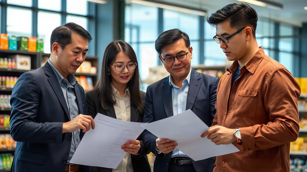 Chủ cửa hàng trao đổi điều kiện nhập sỉ với nhà cung cấp phụ kiện