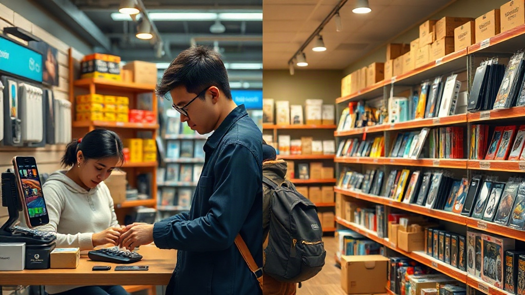 Danh mục phụ kiện được lựa chọn khác nhau cho bán online, cửa hàng và bán sỉ