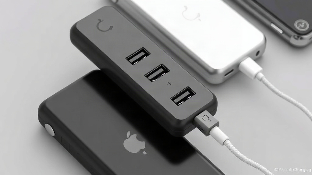 Sạc dự phòng có USB-C, nhiều cổng và cáp sạc tích hợp