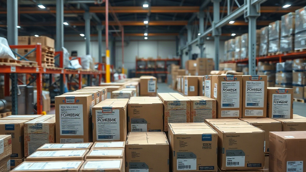 Lô sạc dự phòng số lượng lớn đang được đóng gói tại xưởng
