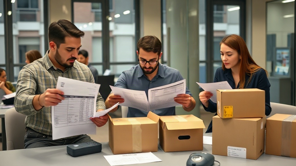 Nhóm thu mua đánh giá mẫu và điều kiện nguồn hàng trước khi đặt lô
