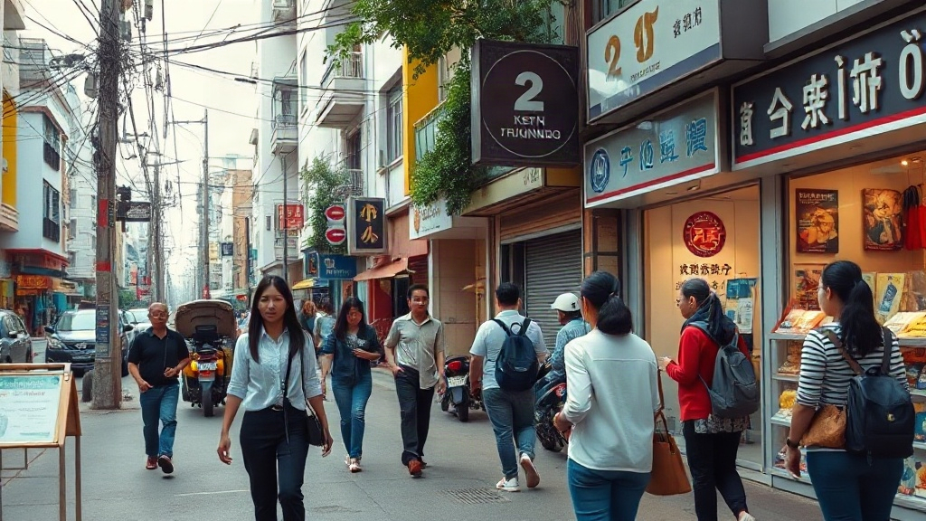Khảo sát lưu lượng người qua lại để chọn địa điểm mở shop phụ kiện điện thoại