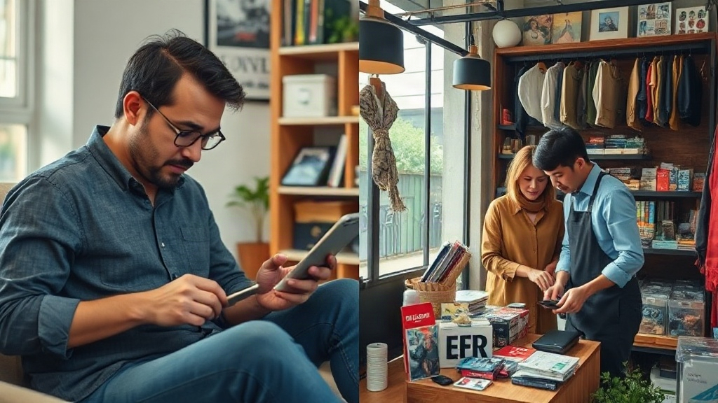 Hai lựa chọn bán phụ kiện điện thoại online và tại cửa hàng Hai lựa chọn bán phụ kiện điện thoại online và tại cửa hàng