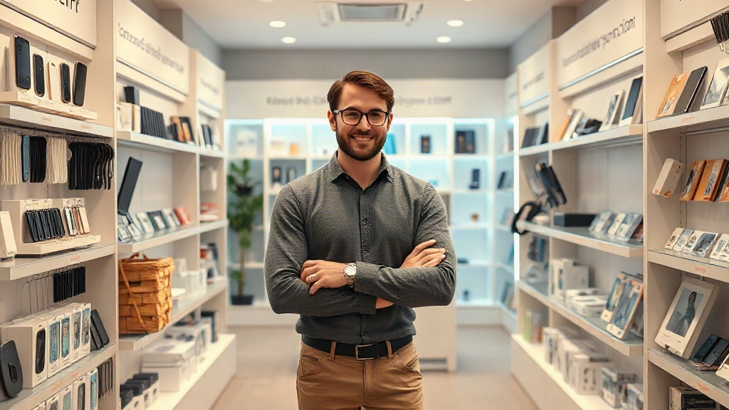 Chủ shop sẵn sàng triển khai kế hoạch mở cửa hàng phụ kiện điện thoại