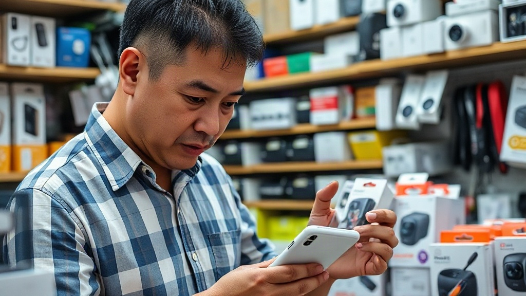 Chủ shop kiểm tra mẫu hàng từ các nguồn sỉ phụ kiện điện thoại Chủ shop kiểm tra mẫu hàng từ các nguồn sỉ phụ kiện điện thoại