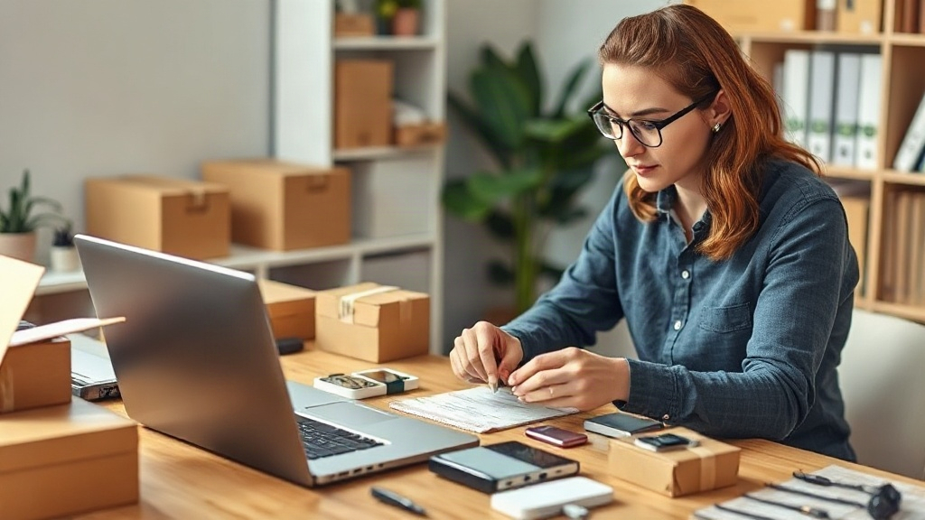 Chuẩn bị đơn phụ kiện điện thoại bán trên sàn thương mại điện tử
