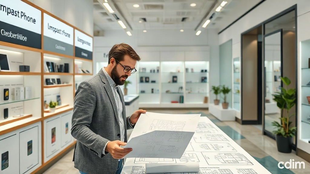 Chủ shop lựa chọn phương án bố trí phù hợp với mặt bằng và danh mục sản phẩm