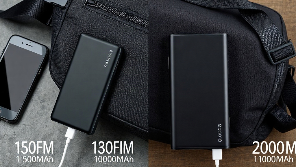 So sánh kích thước sạc dự phòng 10.000mAh và 20.000mAh trong bối cảnh di chuyển So sánh kích thước sạc dự phòng 10.000mAh và 20.000mAh trong bối cảnh di chuyển