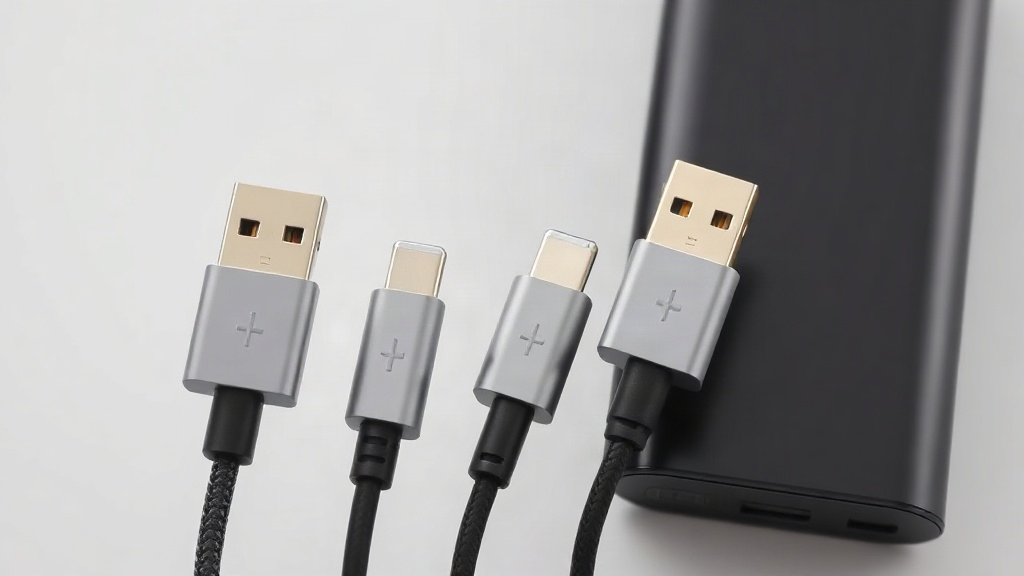 Nhiều loại cáp USB-C dùng với sạc dự phòng laptop