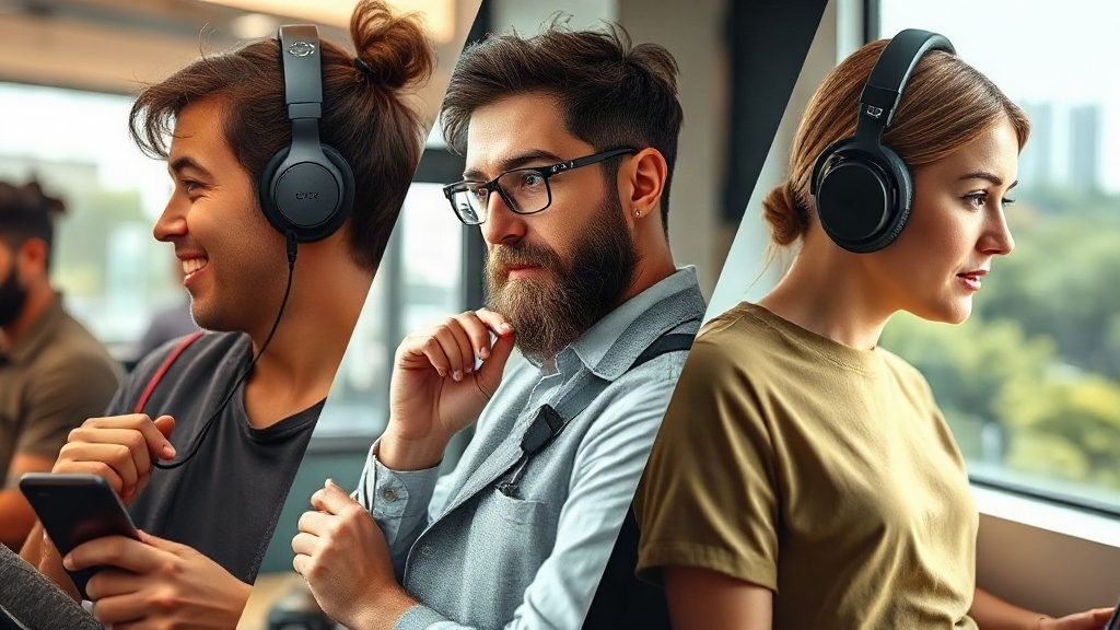 Các kiểu tai nghe được sử dụng khi di chuyển, làm việc và chơi game tại nhà Các kiểu tai nghe được sử dụng khi di chuyển, làm việc và chơi game tại nhà