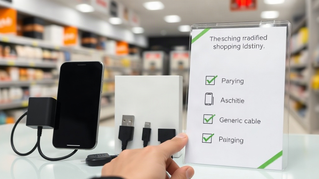 Checklist đối chiếu điện thoại, củ sạc và dây cáp trước khi mua Checklist đối chiếu điện thoại, củ sạc và dây cáp trước khi mua