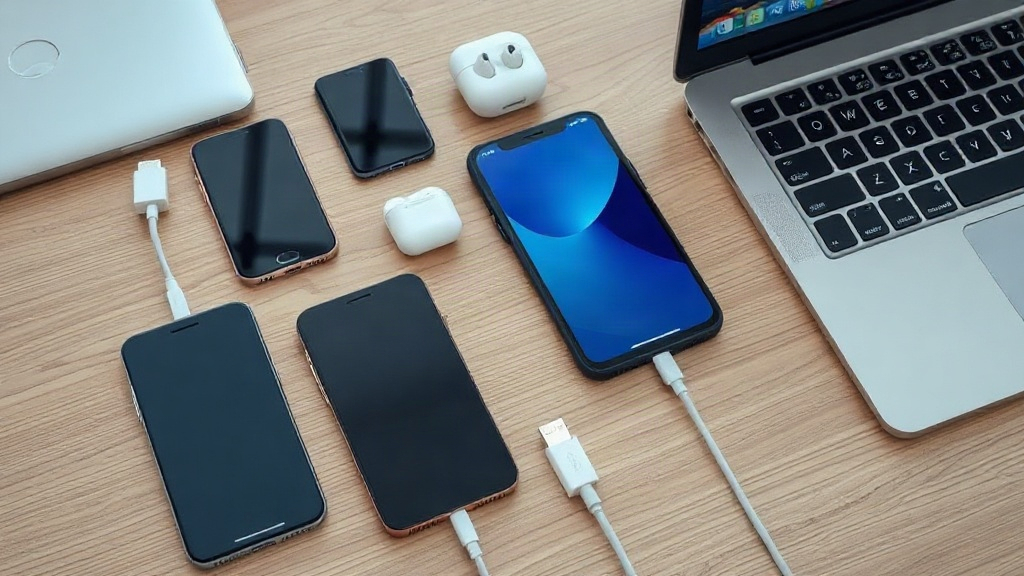 Các loại điện thoại, máy tính bảng và laptop dùng cổng Lightning hoặc USB-C Các loại điện thoại, máy tính bảng và laptop dùng cổng Lightning hoặc USB-C