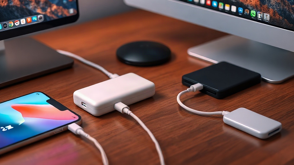 Cáp Lightning và USB-C kết nối thiết bị để sạc, truyền dữ liệu và xuất hình ảnh Cáp Lightning và USB-C kết nối thiết bị để sạc, truyền dữ liệu và xuất hình ảnh