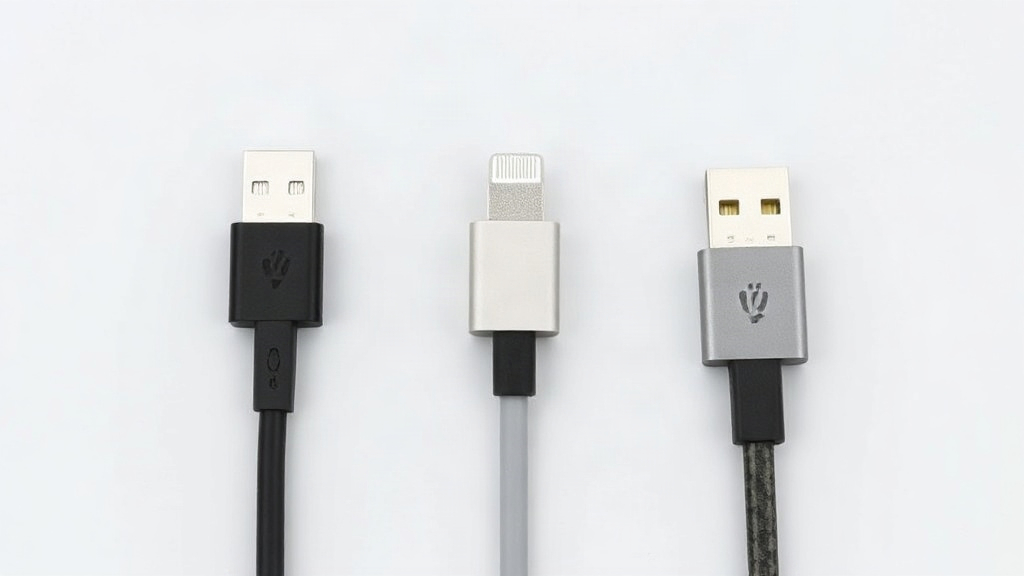 So sánh đầu cắm USB-C to C, USB-C to Lightning và USB-A to C