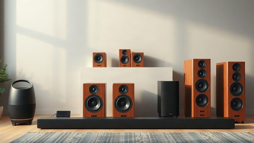 So sánh loa Bluetooth, loa để bàn, loa bookshelf, loa cột và soundbar