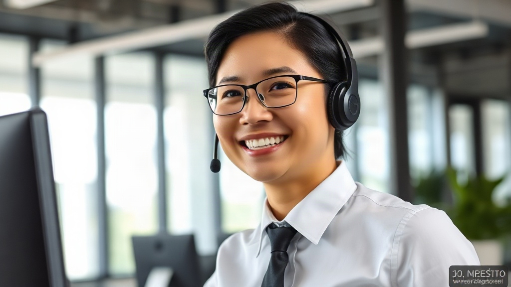 Tư vấn viên mở đầu cuộc gọi với thái độ thân thiện và chuyên nghiệp