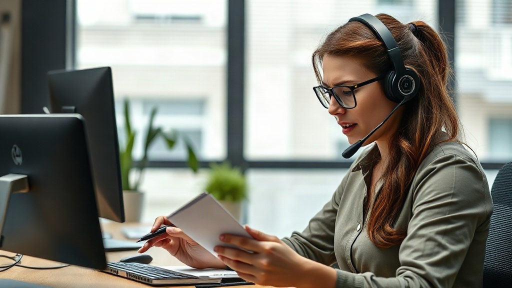 Nhân viên bình tĩnh xử lý phản đối và khiếu nại của khách hàng qua điện thoại