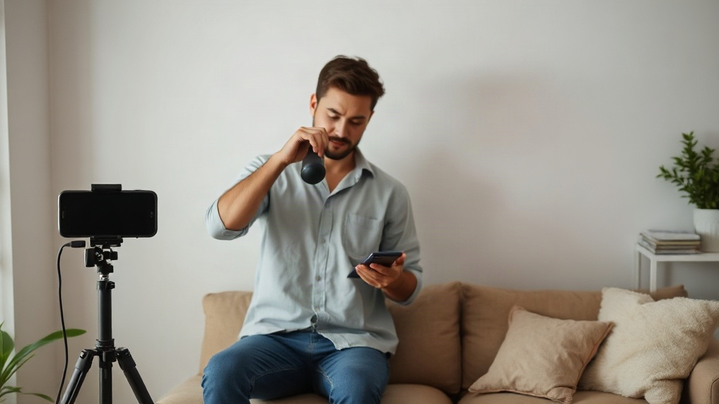 Người bán chụp ảnh và chuẩn bị thông tin để đăng sản phẩm lên gian hàng Người bán chụp ảnh và chuẩn bị thông tin để đăng sản phẩm lên gian hàng