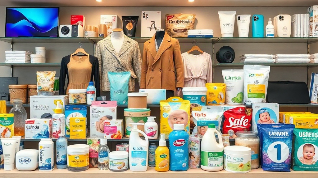 Các nhóm sản phẩm bán lẻ được sắp xếp theo phiên bản nâng cấp và hàng bổ trợ