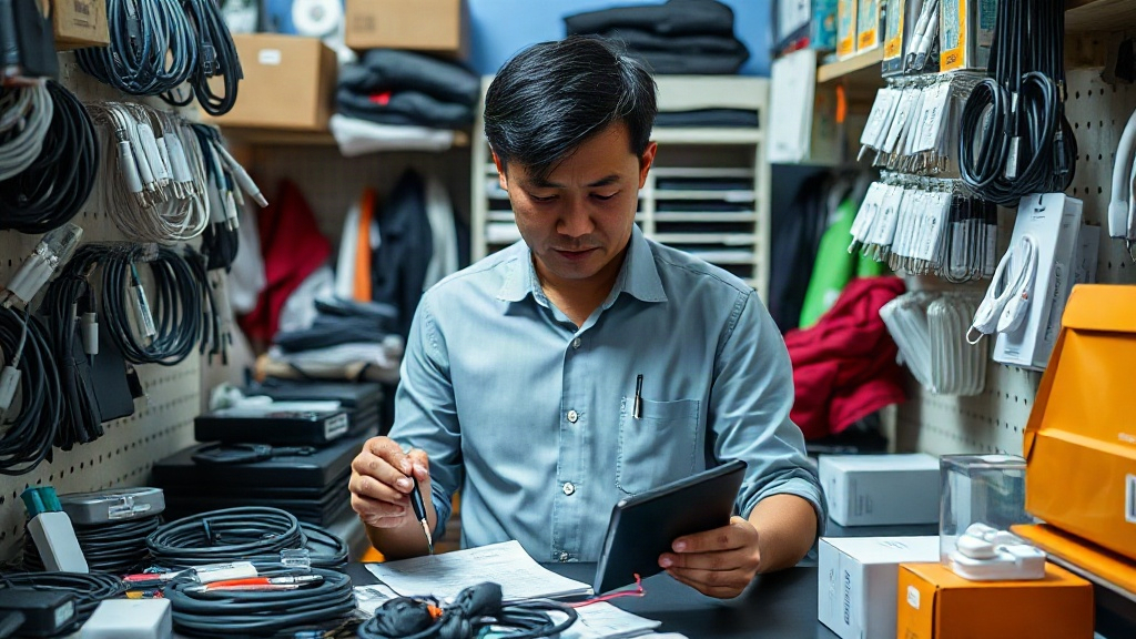 Chủ cửa hàng xác định nhóm phụ kiện và quy mô hàng cần nhập Chủ cửa hàng xác định nhóm phụ kiện và quy mô hàng cần nhập