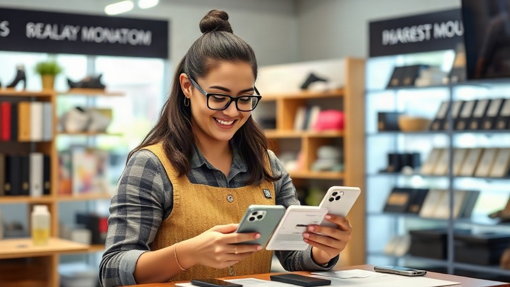 Chủ shop chốt nguồn phụ kiện điện thoại sỉ sau khi kiểm tra và đối chiếu Chủ shop chốt nguồn phụ kiện điện thoại sỉ sau khi kiểm tra và đối chiếu