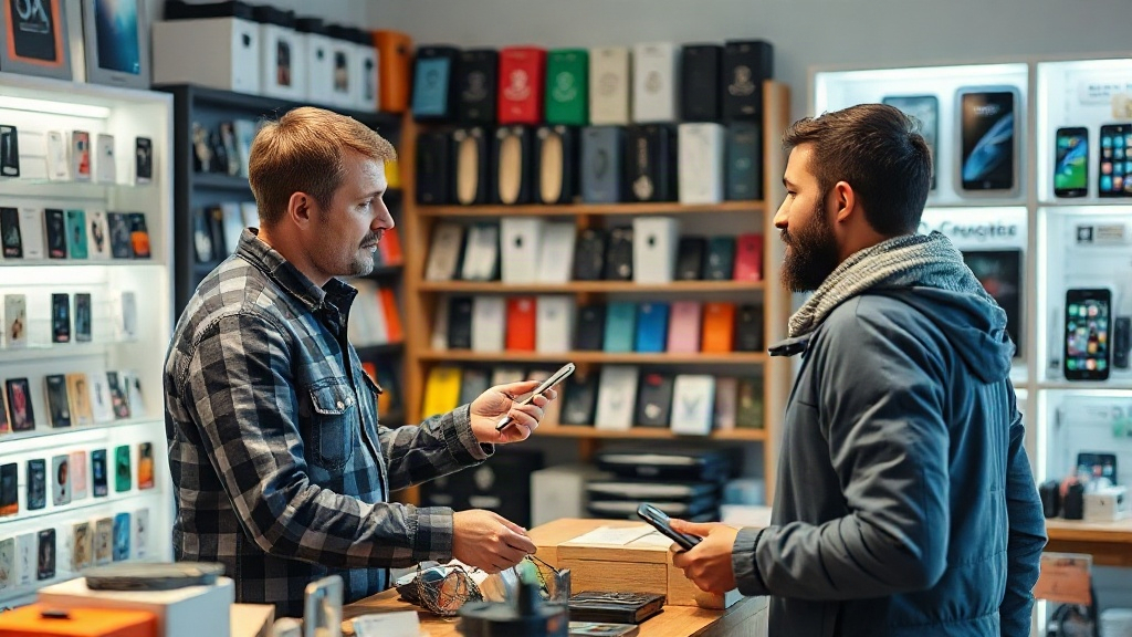 Chủ shop trao đổi các câu hỏi về nguồn phụ kiện điện thoại giá sỉ