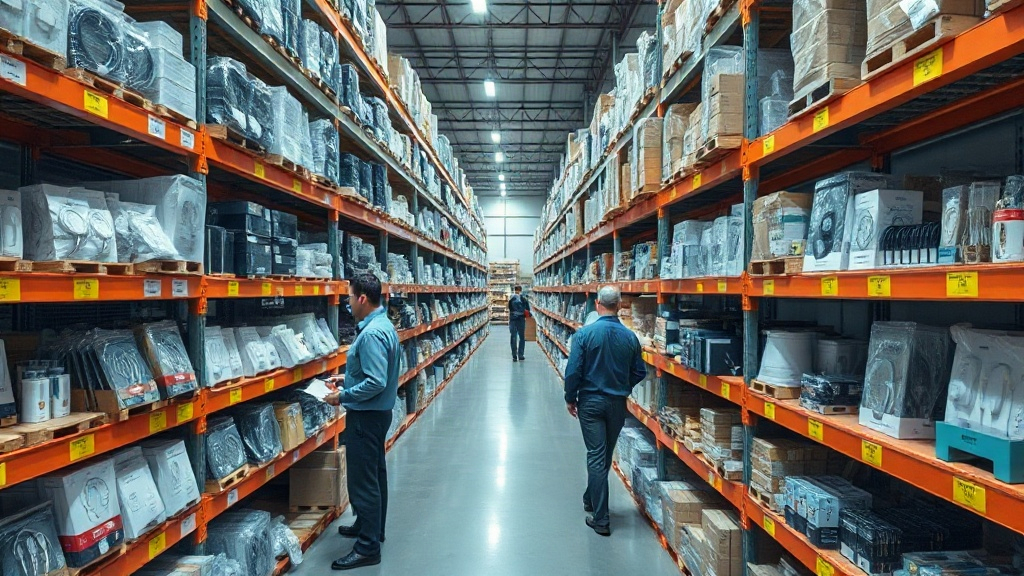 Kho phụ kiện điện thoại được phân loại để đánh giá khả năng cung ứng