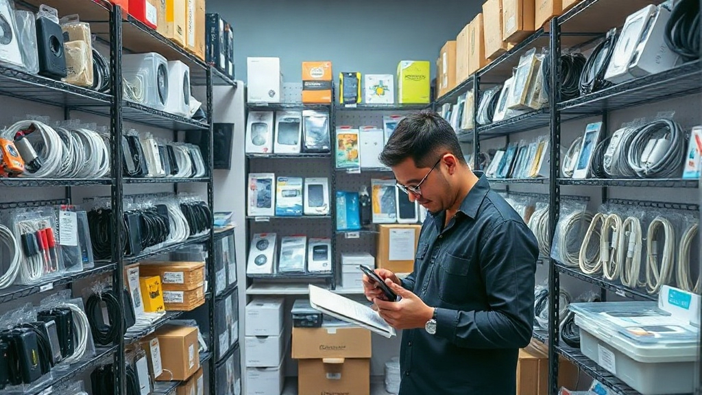 Cửa hàng phân loại đơn nhập đầu tiên và kiểm soát tồn kho phụ kiện