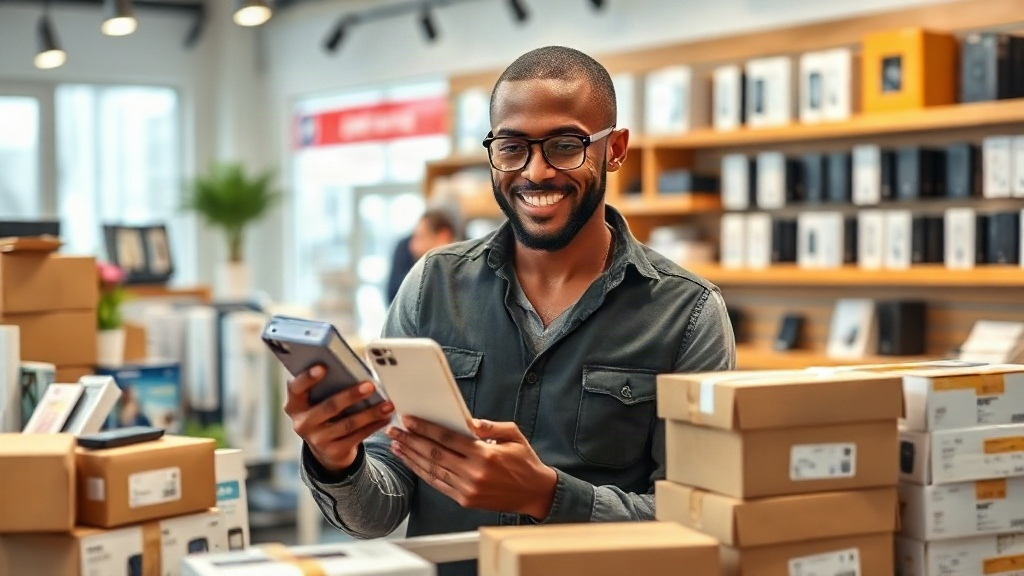 Chủ cửa hàng hoàn tất lựa chọn nguồn sỉ và chuẩn bị đặt đơn phụ kiện