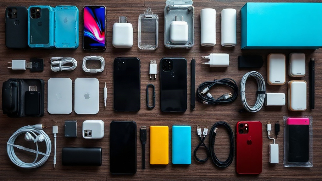 Danh mục phụ kiện điện thoại khởi đầu được phân bổ theo mức vốn