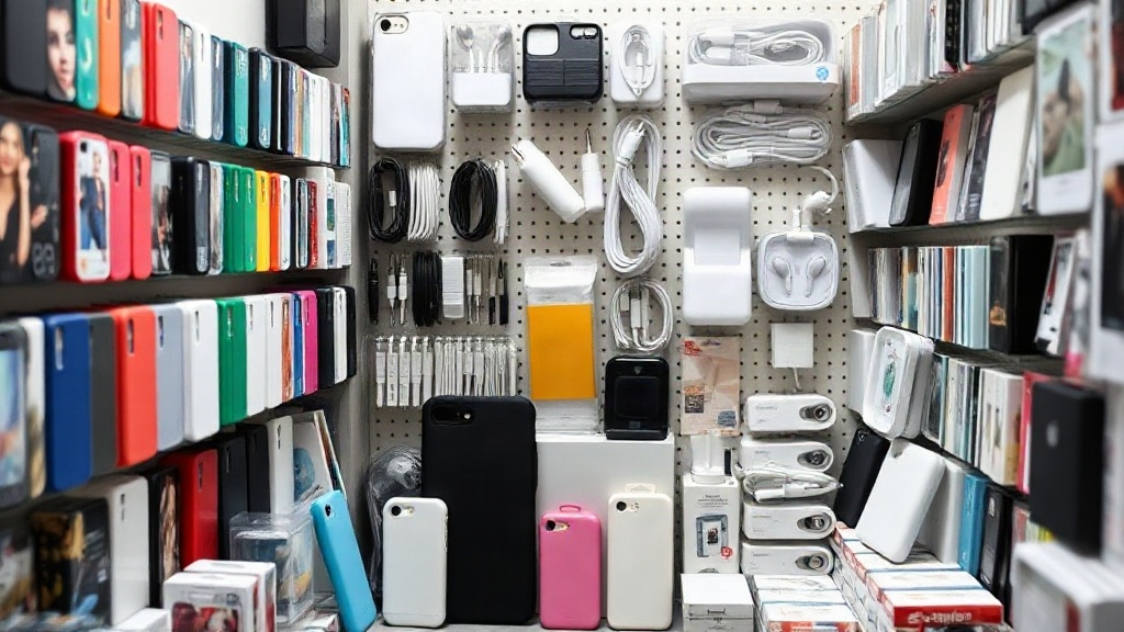 Danh mục phụ kiện điện thoại ban đầu được phân nhóm để kiểm soát tồn kho