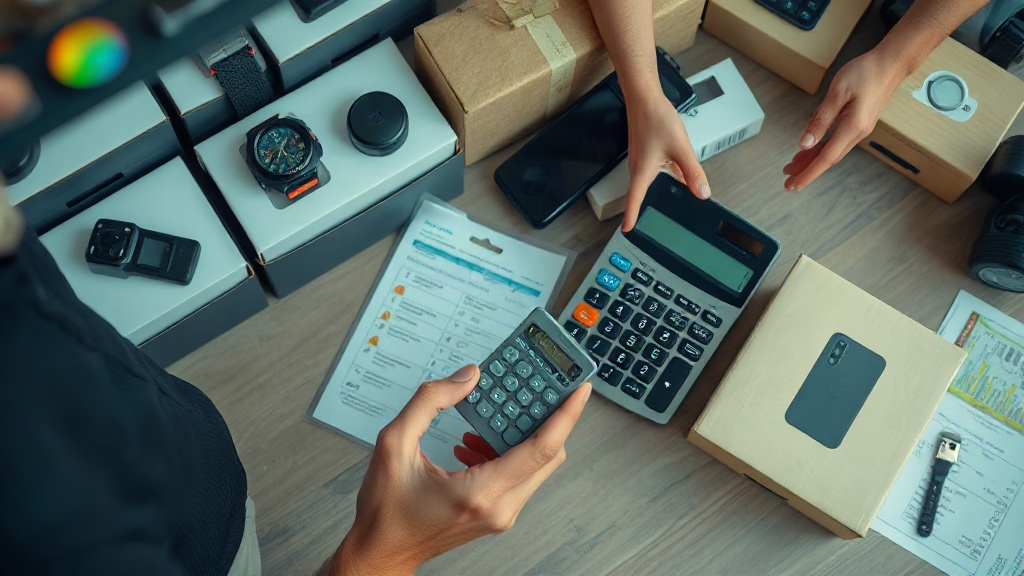 Chủ shop dự toán các khoản chi phí nhập phụ kiện điện thoại Chủ shop dự toán các khoản chi phí nhập phụ kiện điện thoại