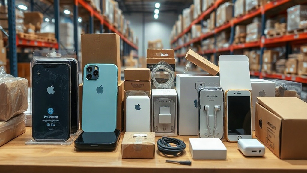 Lô phụ kiện điện thoại có sai màu, thiếu chi tiết và lỗi bao bì