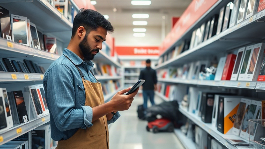 Chủ shop kiểm đếm phụ kiện sắp hết để lên kế hoạch nhập lại Chủ shop kiểm đếm phụ kiện sắp hết để lên kế hoạch nhập lại