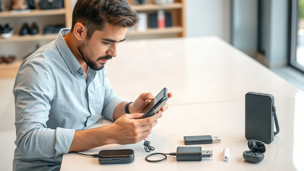 Người bán so sánh các nhóm phụ kiện để xác định thứ tự nhập hàng