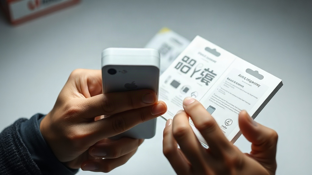 Người mua sỉ đối chiếu bao bì, nhãn mác và phụ kiện đi kèm
