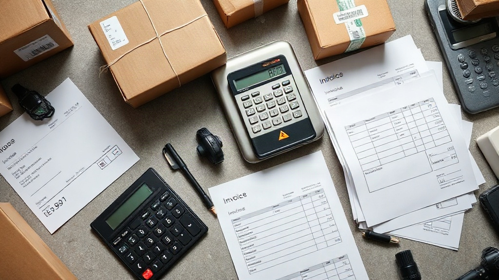 Tính giá hàng, phí vận chuyển và các khoản chi phí nhập phụ kiện