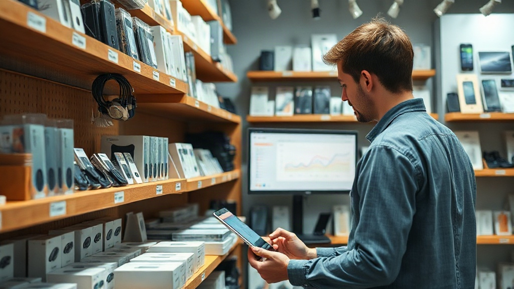 Chủ shop kiểm kê lô phụ kiện nhập thử trước khi bổ sung hàng Chủ shop kiểm kê lô phụ kiện nhập thử trước khi bổ sung hàng