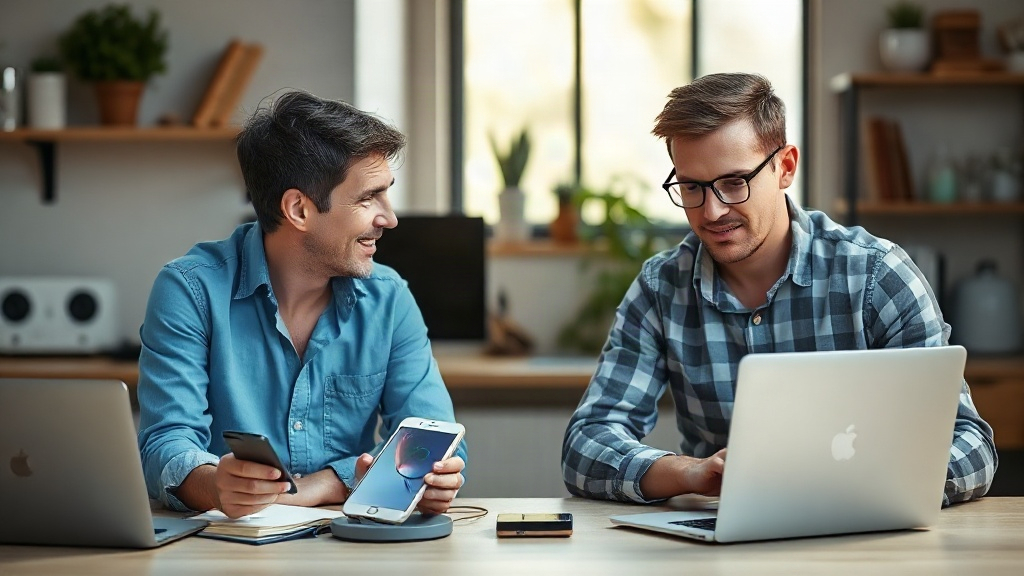 Người dùng cân nhắc bộ sạc phù hợp cho điện thoại và máy tính xách tay