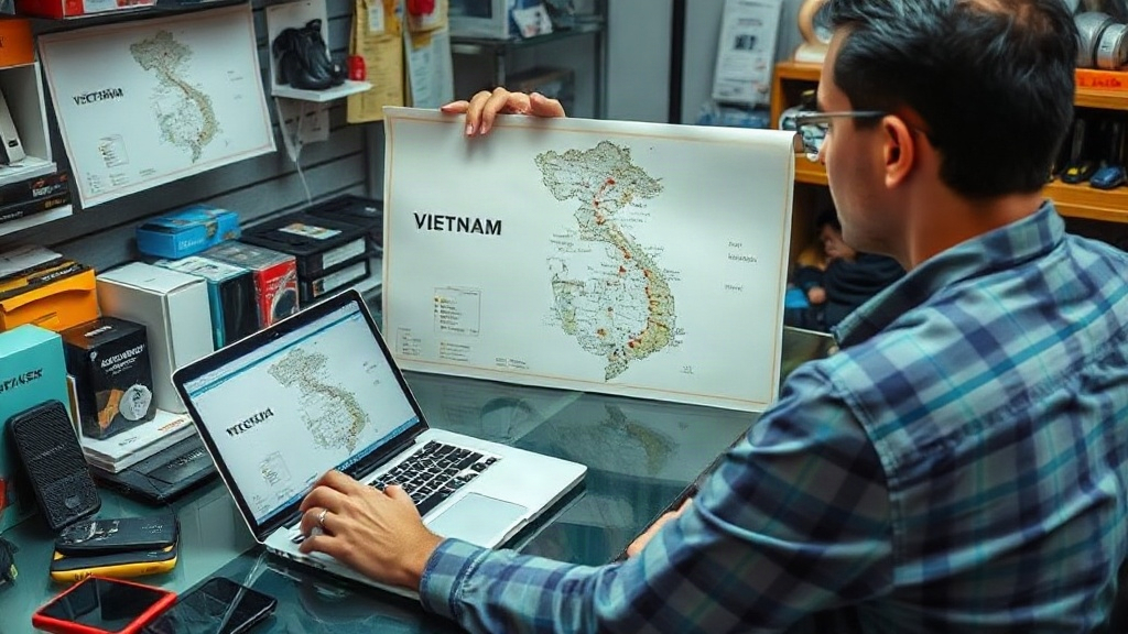 Chủ shop lập danh sách và xác minh nguồn sỉ phụ kiện theo khu vực